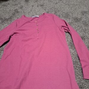 Pink Long Sleeve  Top